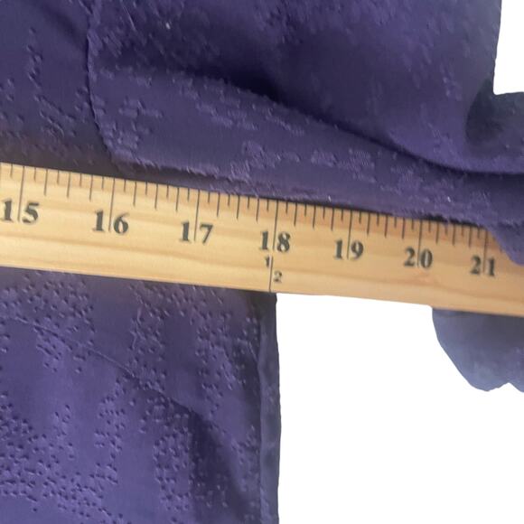 Mi Ami Women Size Small Dark Purple Romantic Fairy‎ Grunge Babydoll Top - Picture 9 of 10